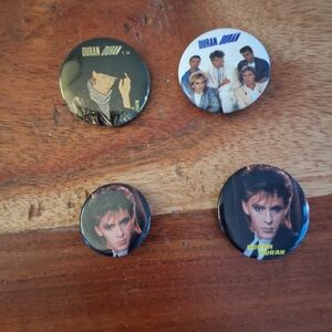 Duran Duran Band Pins Set 80s Nick Rhodes